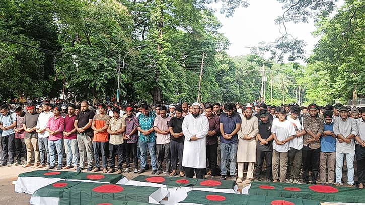 কফিন ধরে আন্দোলন চালিয়ে যাওয়ার শপথ শিক্ষার্থীদের