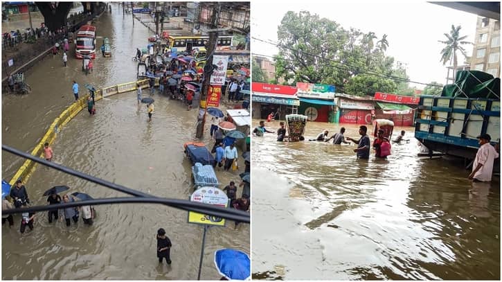 তলিয়ে গেছে চট্টগ্রামের বেশিরভাগ এলাকা, ভোগান্তি চরমে